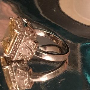 High end fashion jewelry, multiple carats canary